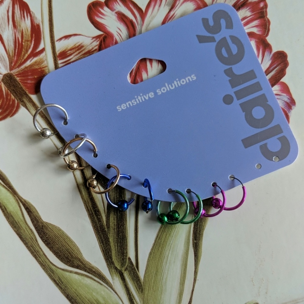 Claire's Infinity Hoops Multipack